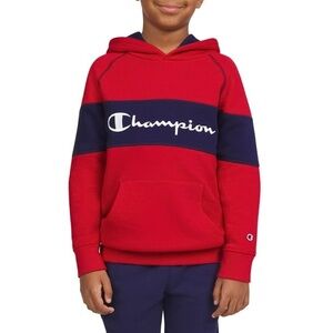 NWT Champion Boys Logo Fleece Hoodie